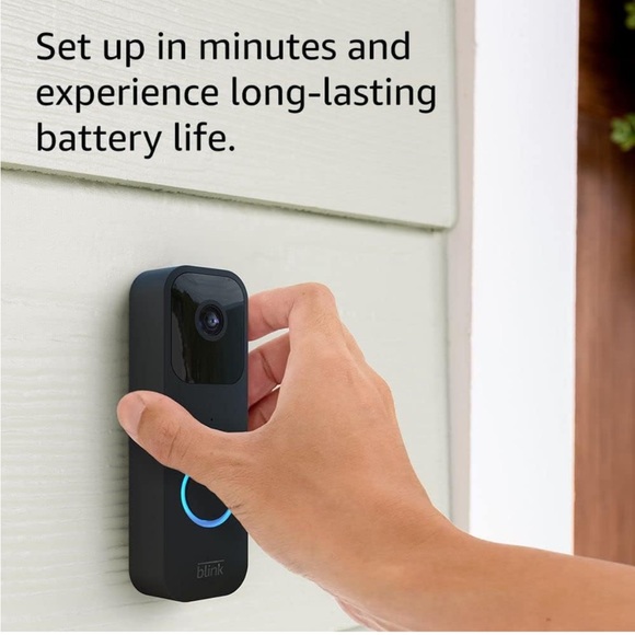 Blink Video Doorbell Two-way audio, HD video, motion & chime app alerts & Alexa - Picture 6 of 12